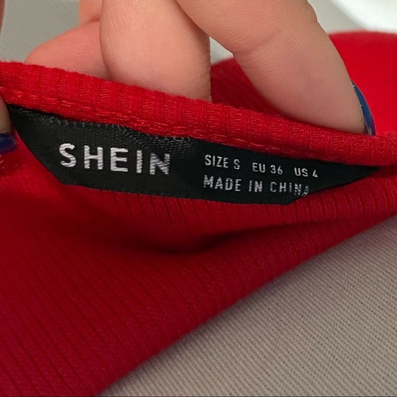 Red halter top - Picture 3 of 3